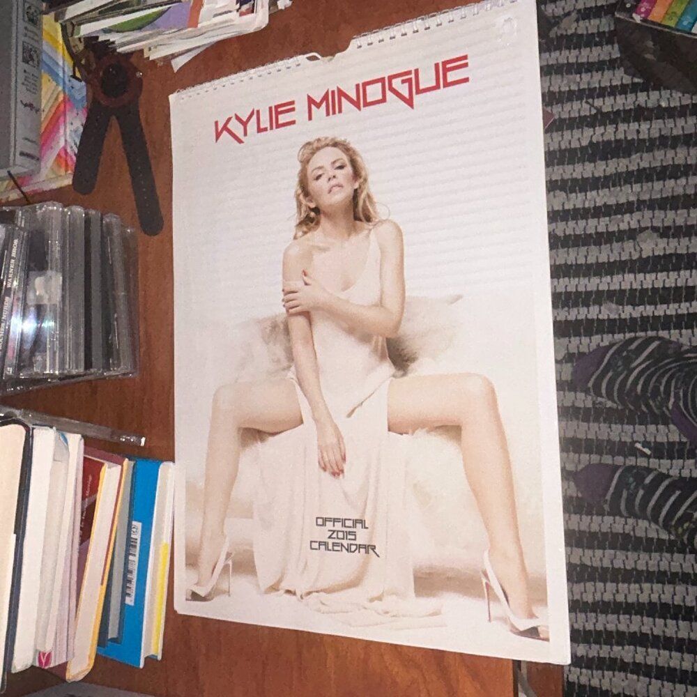 Kylie Minogue Official 2015 Calendar RARE Legit Official Merch Excellent Cond.
